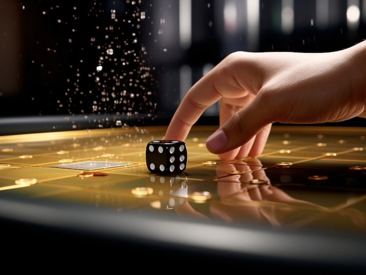Triple dice outcome display
